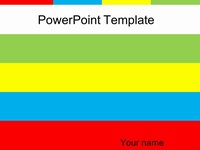 Primary Colours Template thumbnail