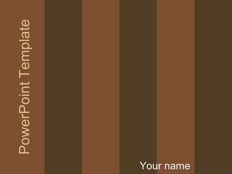 Chocolate Stripes Template