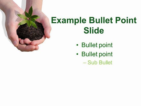 Plant PowerPoint Template inside page