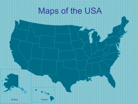 PowerPoint Maps of the USA