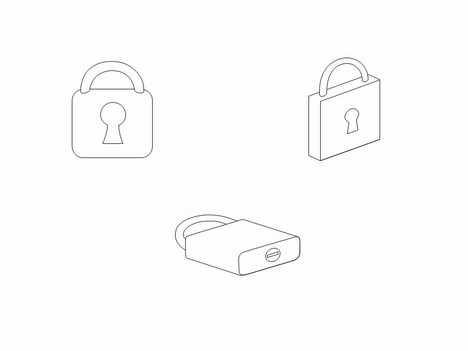 Padlock Clip Art inside page