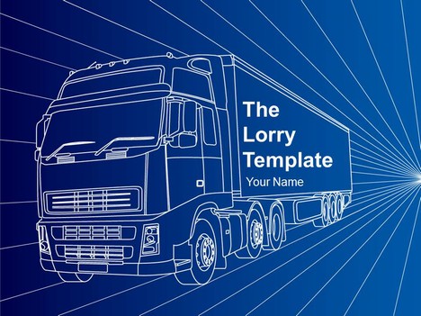 Lorry Template (blue)