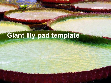 Lily Pad Template