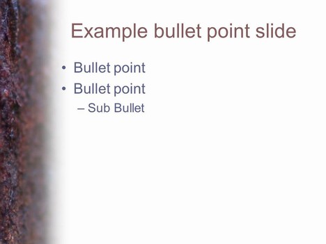 Rust Texture Template inside page