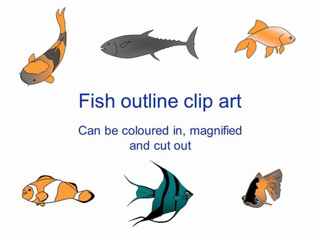 Fish Outline Clip Art