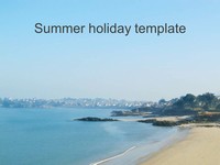 Summer Holiday PowerPoint Template thumbnail