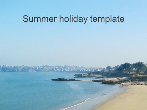 Summer Holiday PowerPoint Template