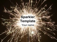 Sparkler PowerPoint Template thumbnail