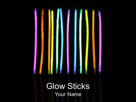 Glow Stick PowerPoint Template
