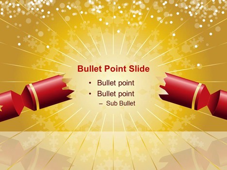 Christmas Cracker (Warm) PowerPoint Template inside page