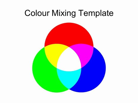 Colour Mixing Template