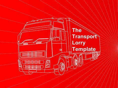Transport Lorry PowerPoint Template