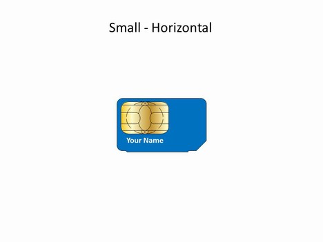 PowerPoint Sim Card Template inside page