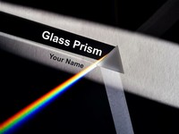 Glass Prism PowerPoint Template thumbnail