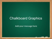 Chalkboard Graphics Template