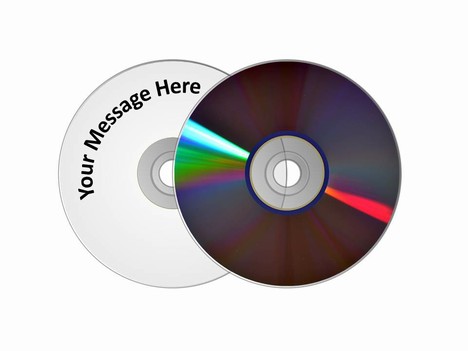 Compact Disc Template inside page