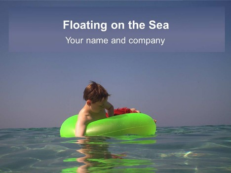 Floating on the Sea Template