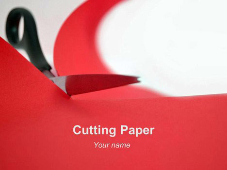 Cutting paper