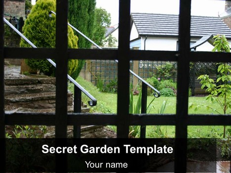 Secret Garden Background Template