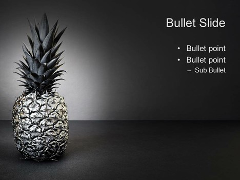 Black Pineapple Template inside page