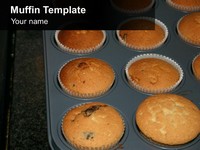 Muffin PowerPoint Template thumbnail