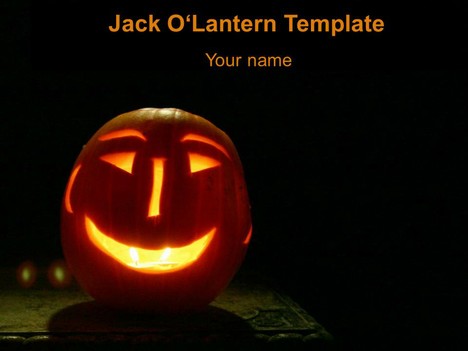 Jack-O’-Lantern Background Template