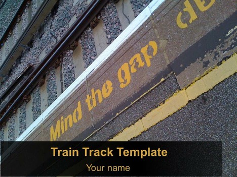 Train Track Template