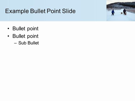 Going Sledging Template inside page