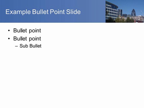 London Skyline Template inside page