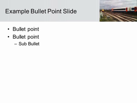 Trains on the Track Template inside page