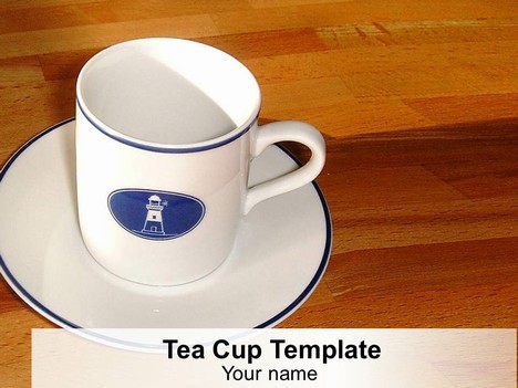 Tea Cup PowerPoint Template