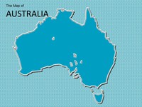 Map of Australia Template thumbnail