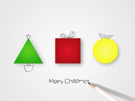 Christmas Graphic Shapes Template
