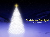 Free Christmas Starlight Template