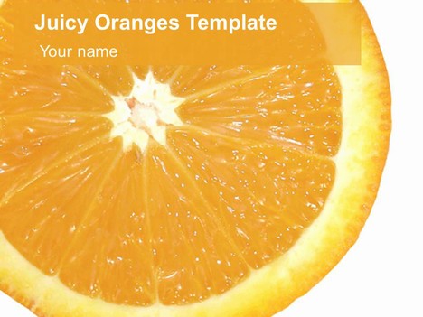 Juicy Oranges Template