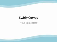 Swirly Curves Template