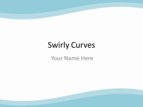Swirly Curves Template