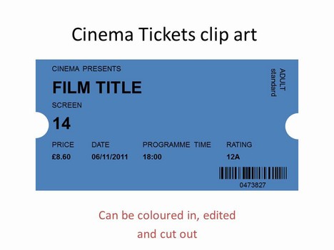 Cinema Tickets Clip Art