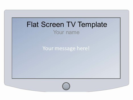 Flat-screen Televison Set – Graphics