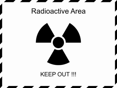 Radiation Warning Sign Graphics inside page