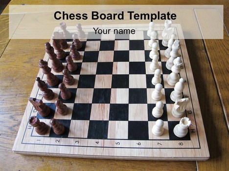 Chess Board Game Template