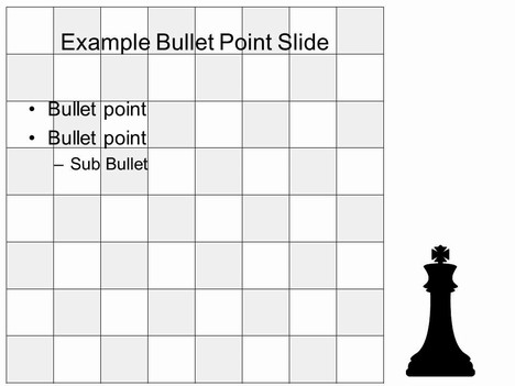 Chess Board Game Template inside page