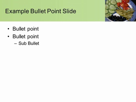 Food Platter Template inside page