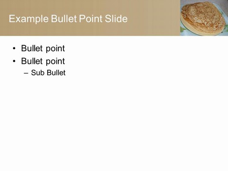 Pancake PowerPoint Template inside page