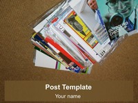 Free Post PowerPoint Template thumbnail
