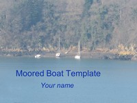 Moored Boat PowerPoint Template