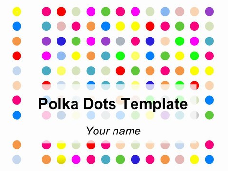 Free Polka Dots Template