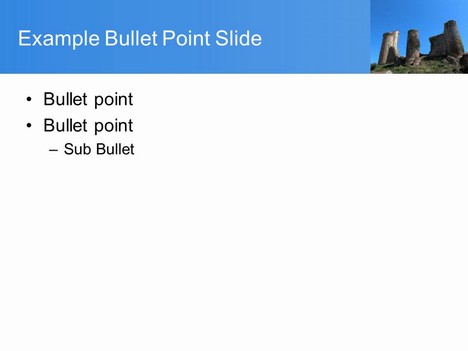 Castle Ruins Template inside page