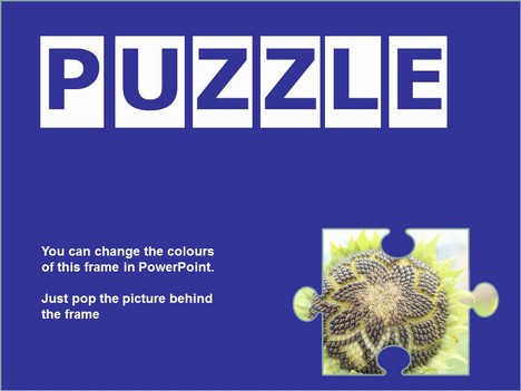 Transparent Puzzle Piece Template inside page
