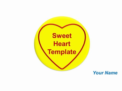 Free Sweet Heart Template